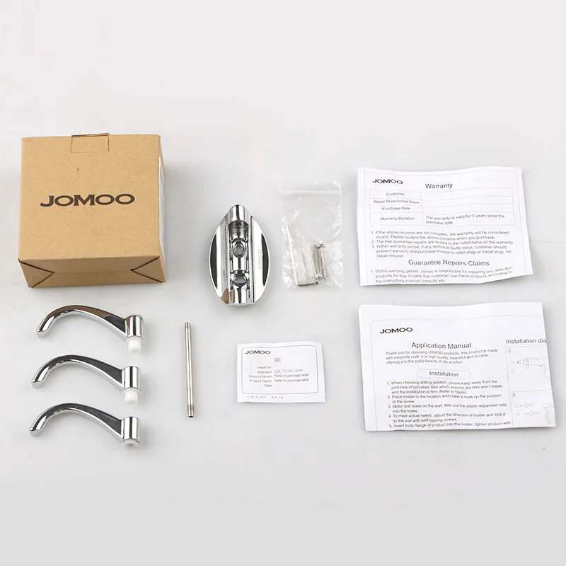 JOMOO крючки для ванной з крюки крючок полотенца и одежды хром покрытие поворотный