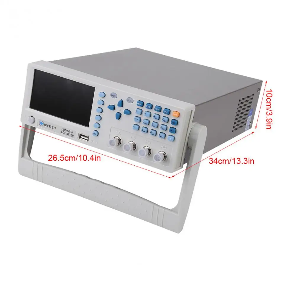 IVYTECH 30 кгц цифровой TFT дисплей высокой точности индуктивность емкость сопротивление LCR EU Plug