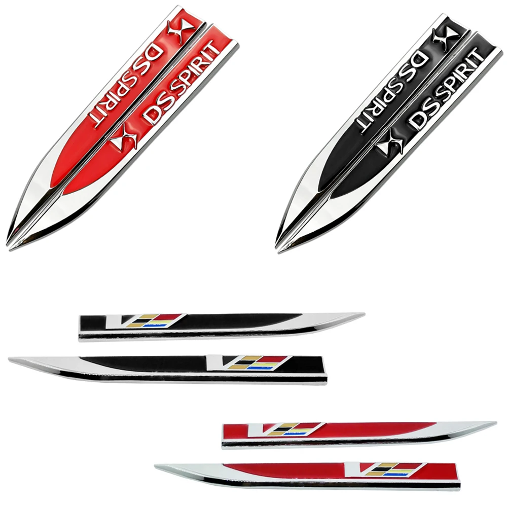 Крыло Стикеры для Citroen маркировка &quotDS SPIRIT&quot DS4 DS3 DS6 C4 C5 C3 Xsara Picasso Cadillac Escalade CTS ATS DTS
