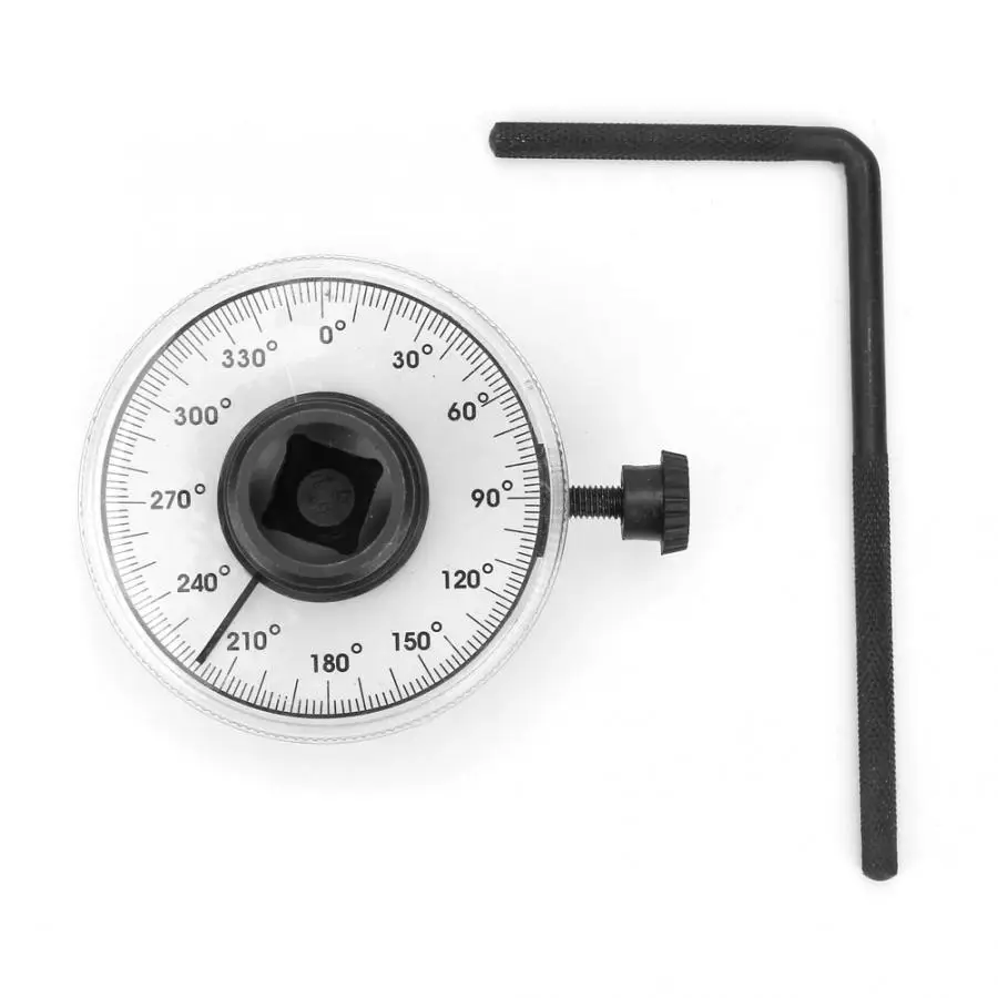 

1/2 360 Degree Chrome-vanadium Steel Drive Angle Gauge Torsion Wrench Tool