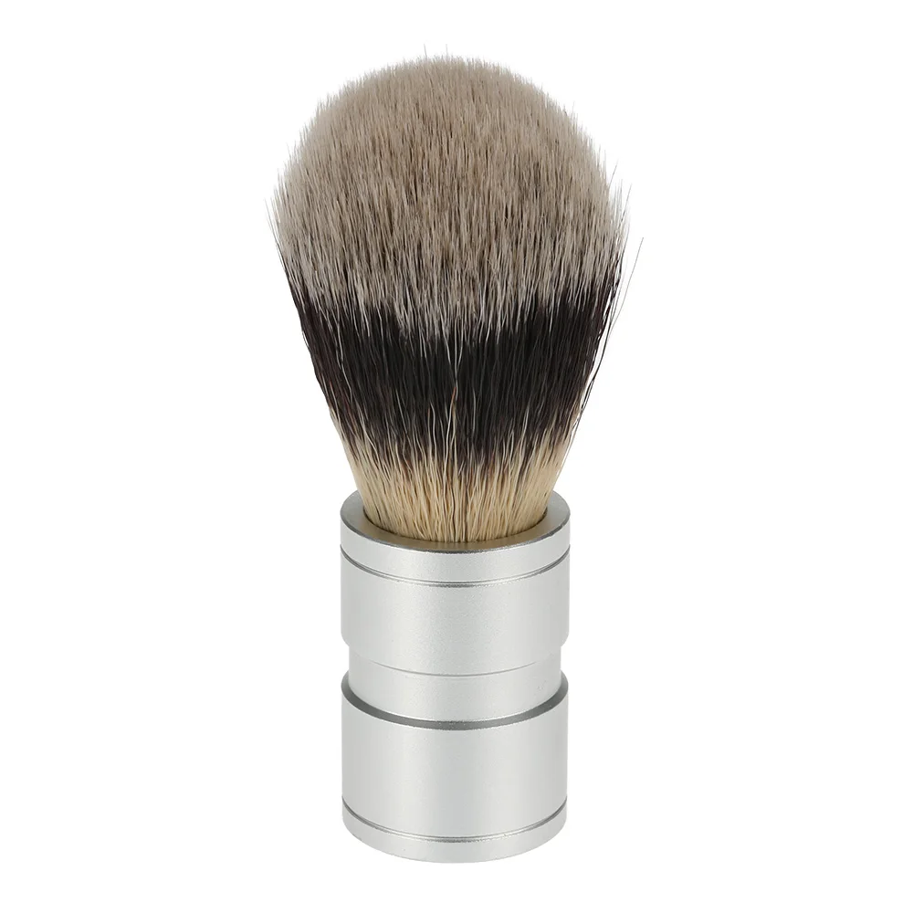 

Men's Nylon Shaving Brush with Metal Aluminium Oxide Handle Shaving Sets for Beard and Face Cleaning Razor Auxiliary Tool