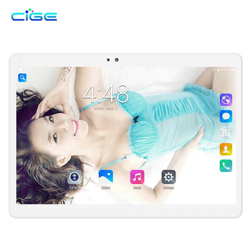 CIGE HOT 10 дюймов Tablet PC Octa Core 4 ГБ Оперативная память 32 ГБ Встроенная память 5.0MP Android 7,0 gps 1280*800 ips Dual sim карты 3g WCDMA gps Планшеты