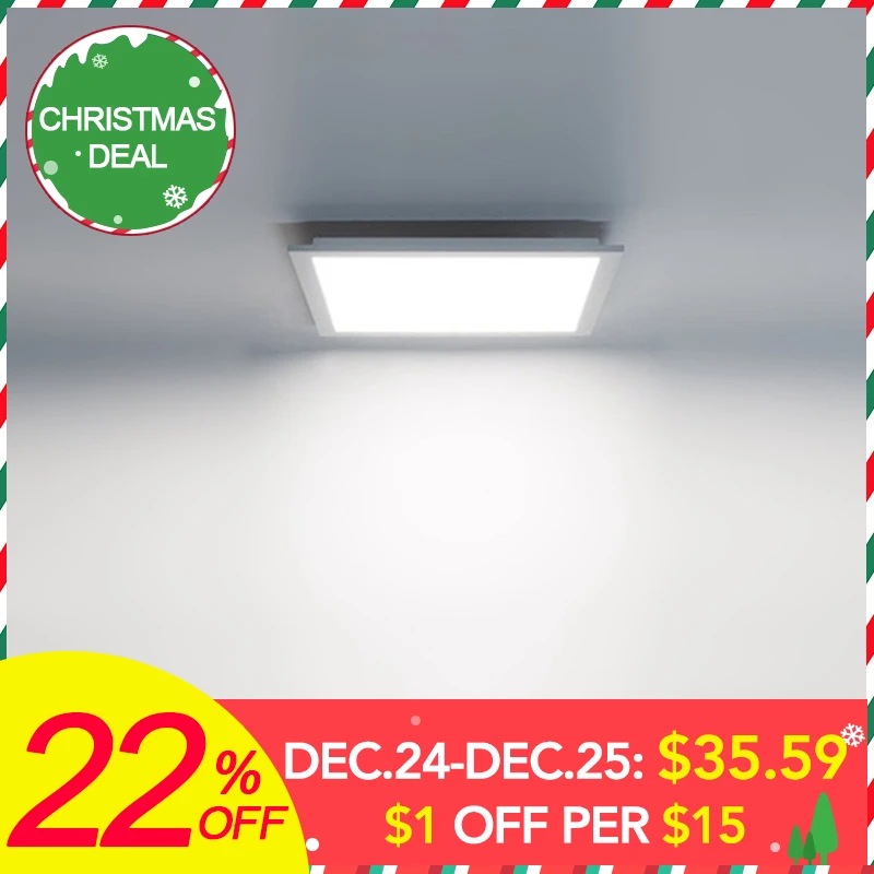 

Xiaomi Yeelight Square Smart LED Ceiling Light Smart Voice / Mi home APP Control LED Ceiling Light 50x50CM AC110-240V