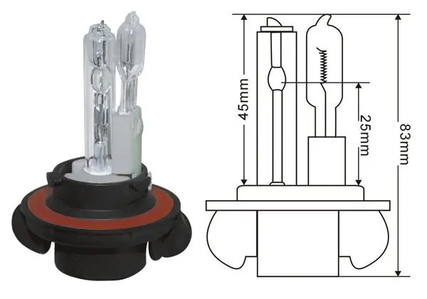 Cheap shipping 1 year warranty 12v/35w H13-2 Auto HID lamp | Автомобили и мотоциклы