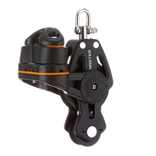 Парусная лодка шлюпка 50 мм " одна Поворотная Скоба скрипка Fairlead скоб блок маленькая лодка блок мастер BP-0521F