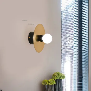 

High quality Iron Glass LED Wall Lamp Lamps Luminaire Wall Light Fixtures Bathroom Light Bedroom Lamp Wall Sconces Bedside