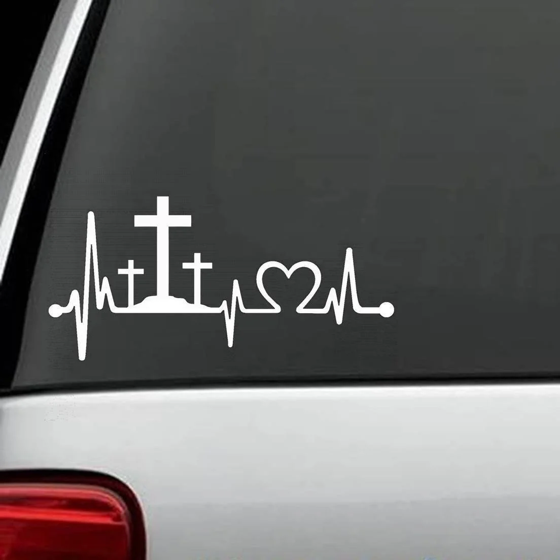 Three Crosses Cross Decal Sticker Jesus Faith Bible Christian Laptop