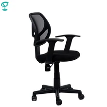 95155 Кресло для персонала Barneo K-144 черная ткань сетка высокая спинка кресло офисное кресло компьютерное кресло с системой качания дизайнерская офисная мебель компьютерные кресла по России