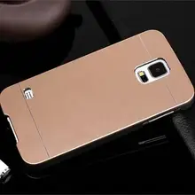 Роскошный металлический чехол на заднюю панель для samsung Galaxy s5 i9600 Матовый алюминий+ PC жесткий чехол для телефона