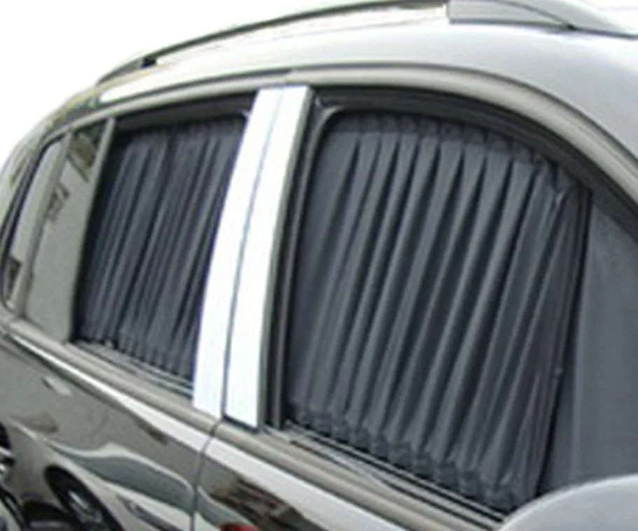 2PCS70CMAutoRearLuxuryValanceCarWindowCurtainSunshadeDrape