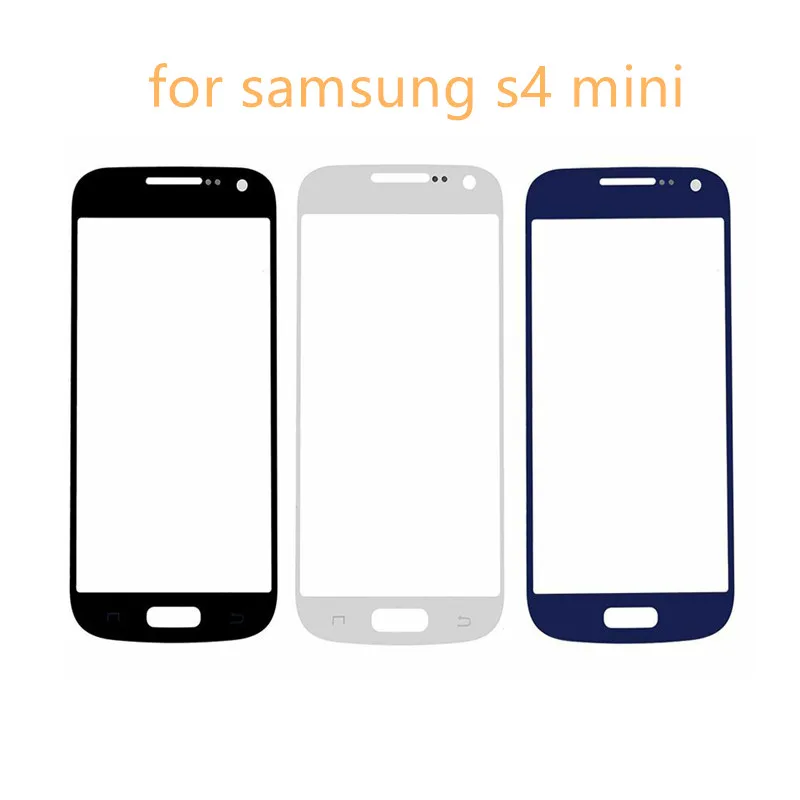 Сенсорный экран передняя стеклянная панель для samsung Galaxy S4 MINI I9195/I9190 внешнее
