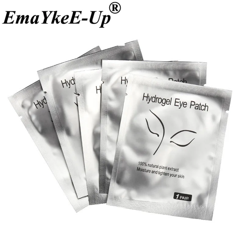 

100 Pairs Disposable Patches for Eyelash Extension Under Eye Pads Paper Patches Grafted Lint free Stickers for False Eyelashes
