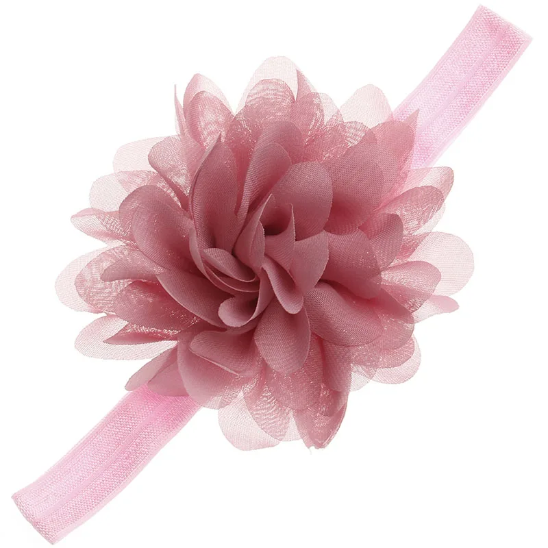 Lovely Newborn Baby Girls Chiffon Flower Headbands Toddler Headband Photography Props Infant Headband Hair Accessories crochet baby accessories Baby Accessories