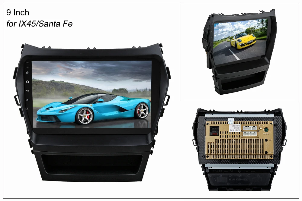 Sale SINOSMART 2.5D IPS/QLED Screen 1G/2G Car GPS Navigation for Hyundai IX45 Santa Fe 32EQ DSP Audio Processor, 4G RAM Optional 2