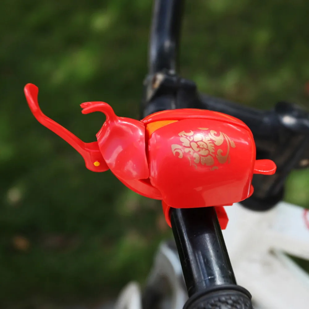 

New Beetle Bells Bicycle Trumpets Thumbs Long Horns Ultra loud Speaker Electronic Bicycle Sounds Alarm Bell Bike Siren Horn P50