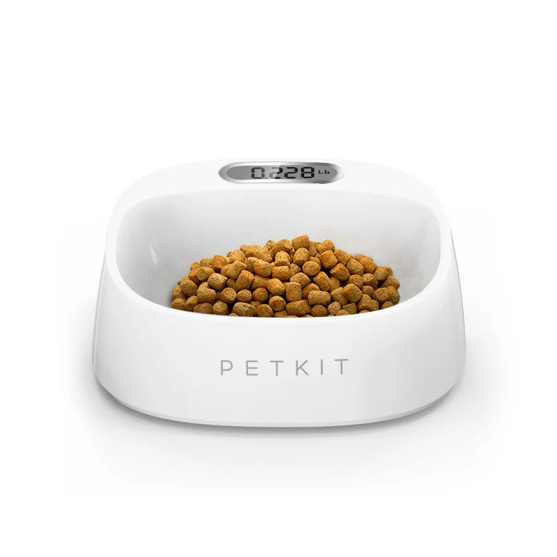 Petkit Smart Antibacterial Pet Dog Bowl Waterproof Weight Cat Pet Bowl Non Slip For Small Medium Dogs Food Bowl For Dogs Water - Цвет: White