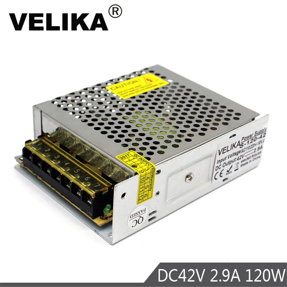 

Transformer AC DC 42V 120W Power Supply Adjustable 220V 110V AC-DC Charger Adapter for LED Strip Module Light Monitor Stepper