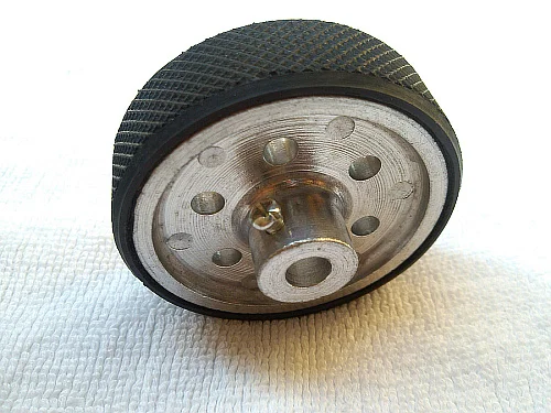 

Heavy load metal wheel /65mm robot tire / 18mm wide/smart car wheel