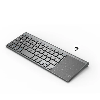 

2.4GHz USB Wireless Mini Keyboard with Number Touchpad Numeric Keypad for Tablet Desktop Laptop PC