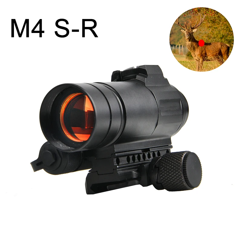 

M4 Red Dot Rifle Scope AR15 Holographic Sight Scope Tactical Optics Riflescope Fit 20mm rail Rifle Scopes for Hunting