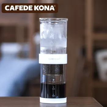 

Household water drip cold coffee maker Cold brew coffee machine Dutch coffee dripper 300ml MINI coffee/tea glass pot cold tea