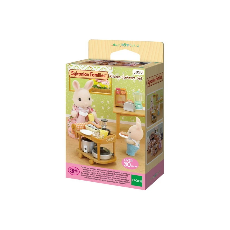 Sylvanian Families Игровой набор для кукольного домика, набор кухонной посуды, аксессуары, Подарочная игрушка для девочки, без фигурки, Новинка#5090