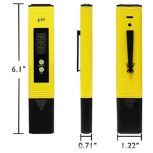 По DHL 100 шт./лот Цифровой измеритель PH Тестер Карманный переносной бассейн воды аквариумный гидропоник вино