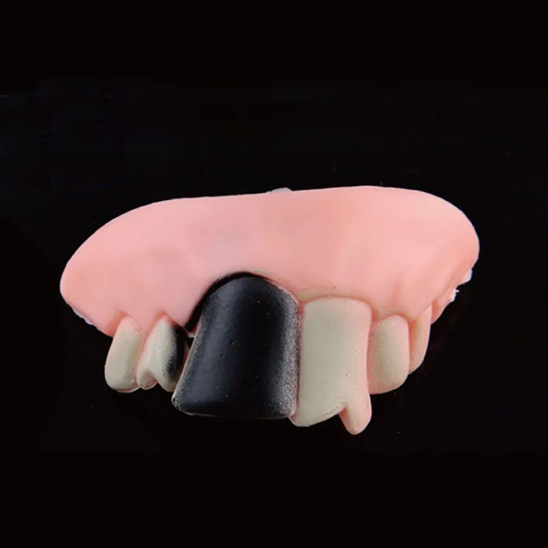 Cosplay Halloween Decoration Props Black False Teeth Allhallows Toy Cosplay Halloween Decoration Props Black False Teeth Allhallows Toy