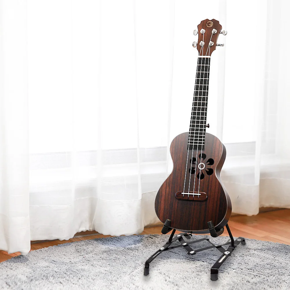 Folding Ukulele Violin Bass Guitar Stand A Frame Floor Holder Rack N A0E6 H I8N8