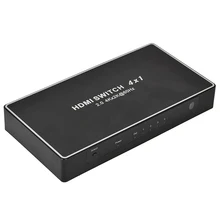 4 Ports Hdmi Switch 2.0 Hdmi Splitter 60Hz 3D 1080P Full Hd Splitter 4 Input 1 Output Support 4K x 2K Box With Remote Control 4 Ports Hdmi Switch 2.0 Hdmi Splitter 60Hz 3D 1080P Full Hd Splitter 4 Input 1 Output Support 4K x 2K Box With Remote Control