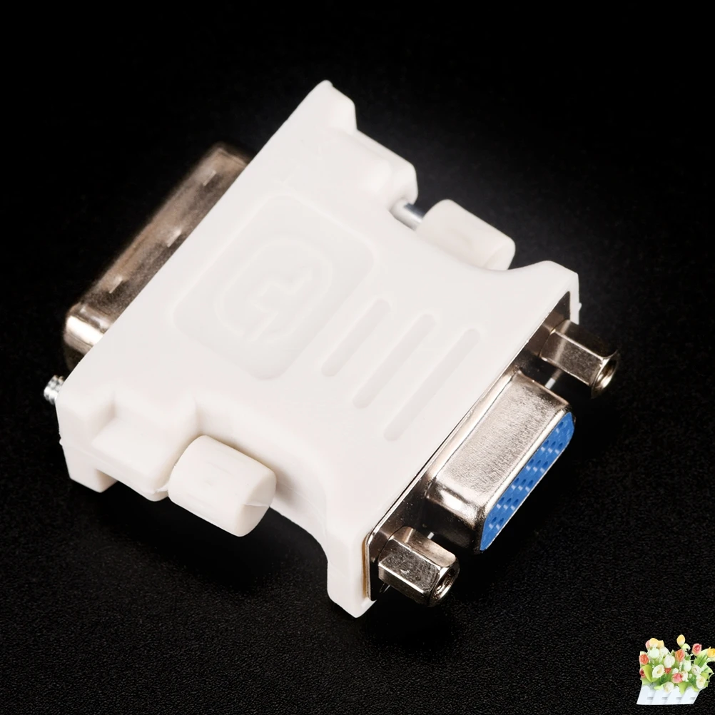 24+ 1 Pin DVI-D-D-M-VGA-F адаптер-25 Pin(Dual Link) DVI-D папа-15 Pin VGA Женский видео компьютер монитор адаптер