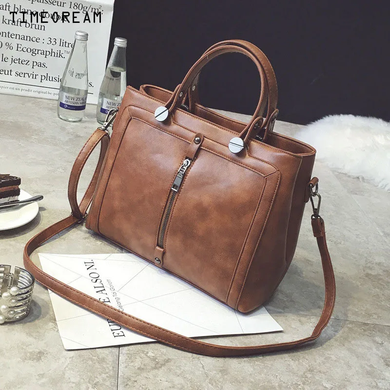 TIMEOREAM Brand Luxury Ladies Handbag Fashion Retro Female Bag Designer