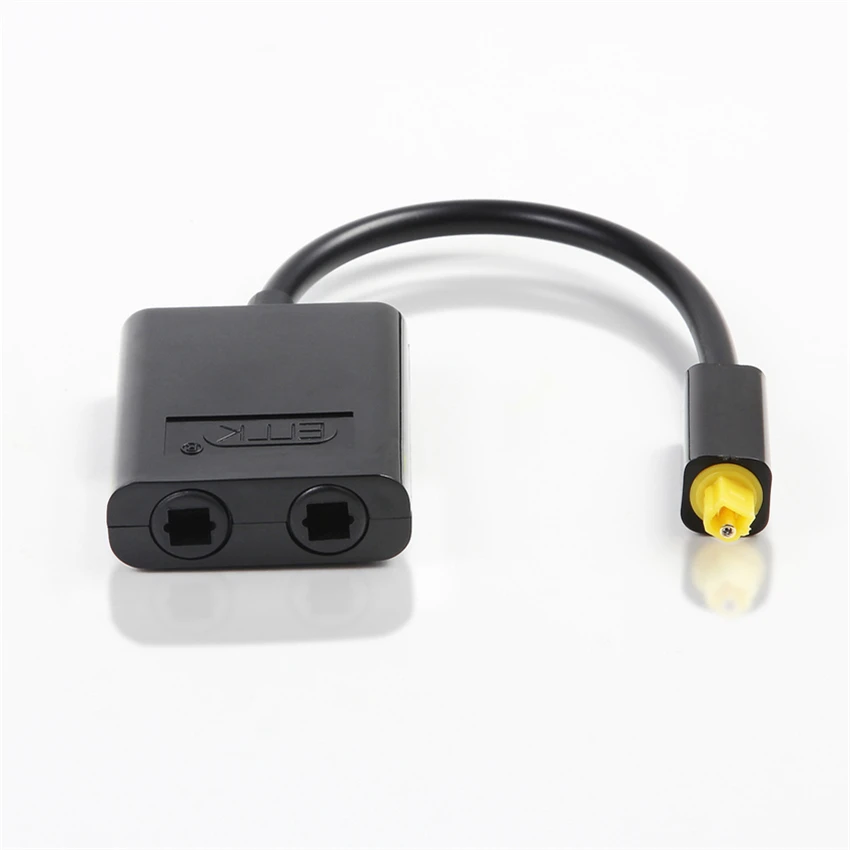 EMK SPDIF Toslink Digital Optical Audio Toslink Splitter Cable SPDIF Optical Splitter Adapter (31)