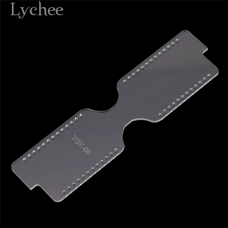 Lychee Life акриловый кожаный чехол ручной работы для зажигалки шаблон DIY швейный мини