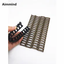 4x 18-Slot Пикатинни перила лестницы панель защита для рук устойчивая накладка