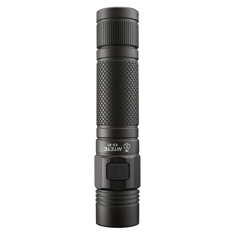 

Rechargeable small torch JETBeam KO-01 black Cree XP-L max. 1080LM beam distance 174M side switch with USB charging cable