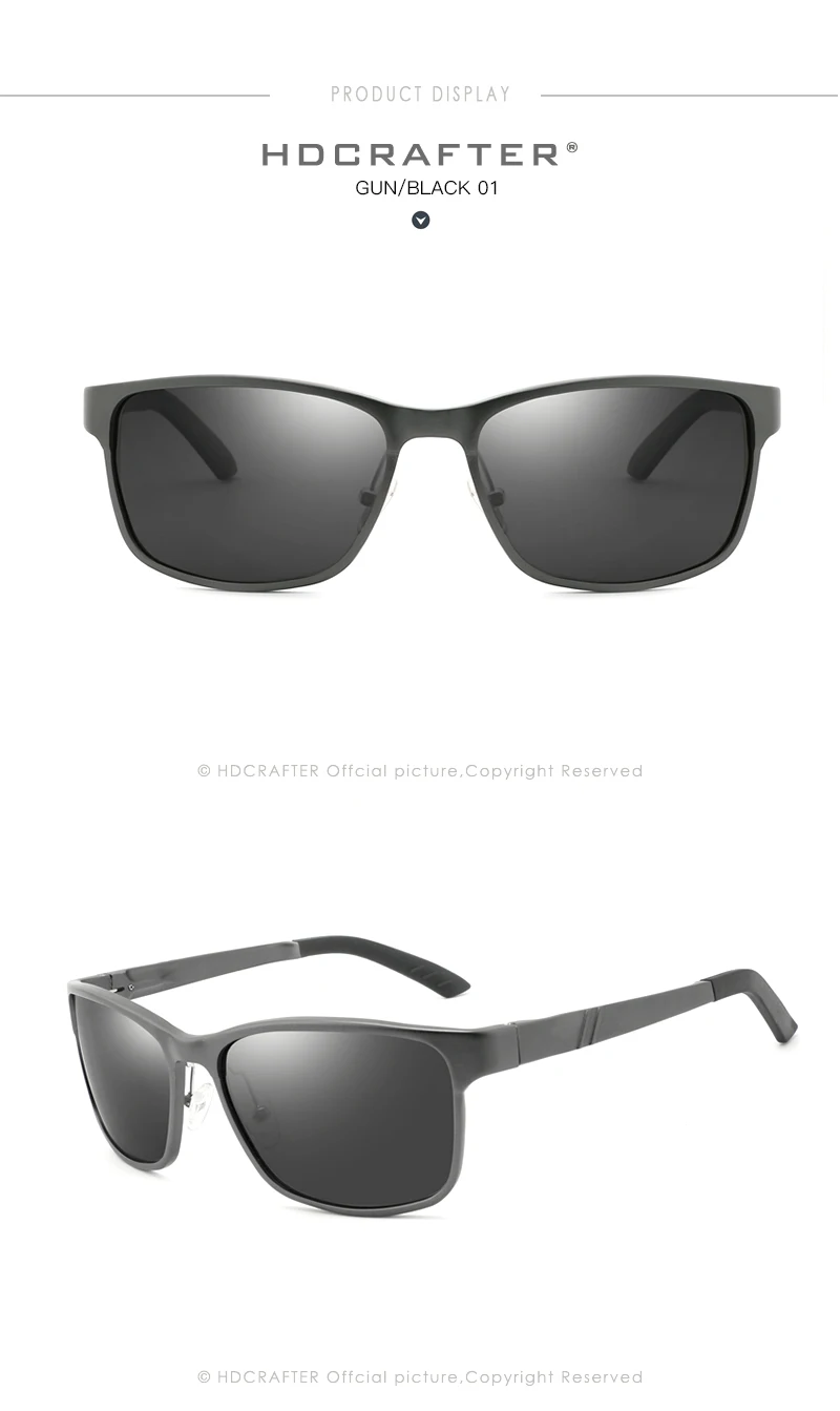 Hdcrafter; брендовые дизайнер Защита от солнца очки алюминий магния Поляризованные Вождения Солнцезащитные очки для женщин мужские Винтаж зеркальные солнцезащитные очки квадратной формы