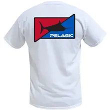 Качественный хлопок Повседневное Для мужчин футболки Для мужчин; марлина угол Тройник