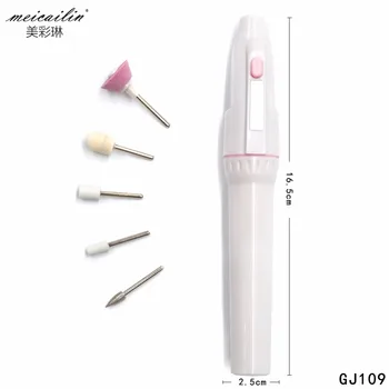 

Mercailin 5 in 1 Professional Electric Manicure Nail Dotting Pen Tool Polish Feet Care Product Nail Tools Grind Nail Art Drill