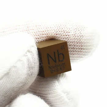 

Metal Coffee Niobium Cube for Element Collection Science Experiment 99.95% 3N5 10x10x10mm Colorful Nb Cube 4 Research Shinin