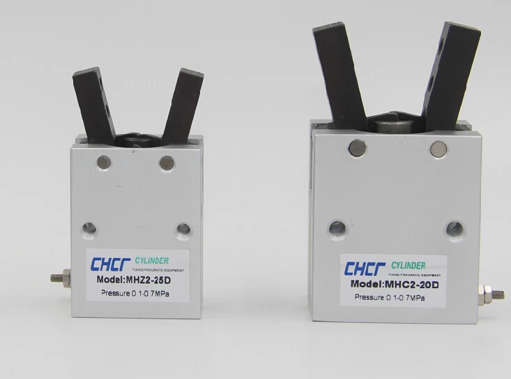 

MHC2-25D angular style double acting air gripper standard type SMC type pneumatic finger cylinder