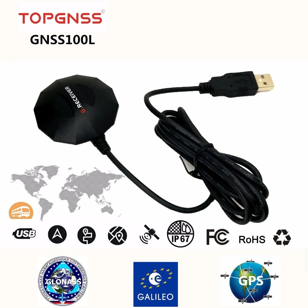 Aplicação industrial usb gps glonass receptor galileo