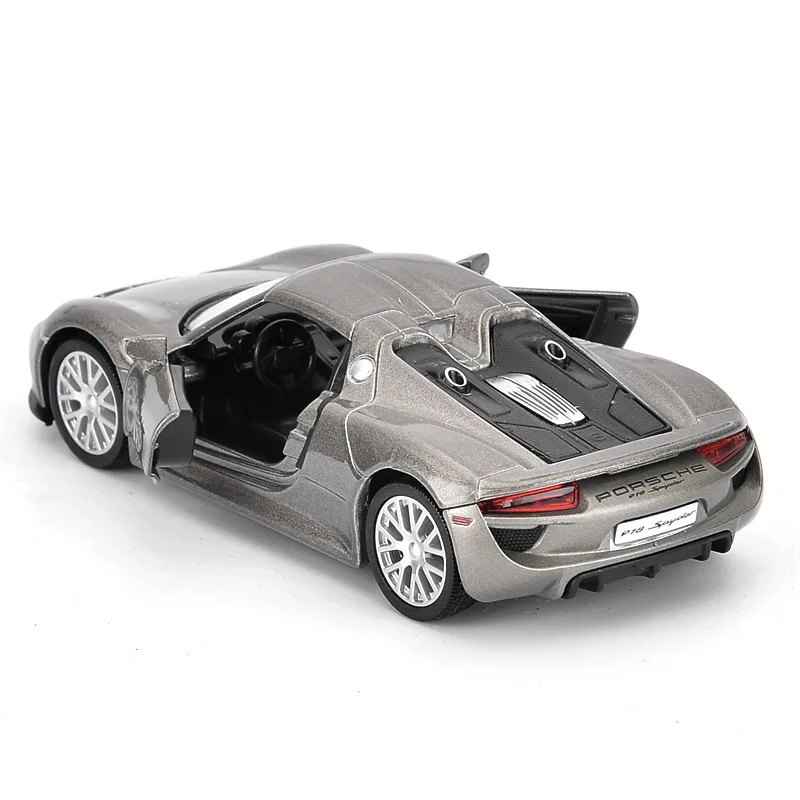 1:36 модель автомобиля из сплава 911 Carrele Coupe Tesla X металлическая литая под давлением