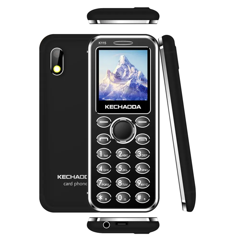 Sper тонкий телефон с картой Blueteach KECHAODA Monblie Phone K116 plus 2G 1," MTK6261DA 32MB 400mAh Dul Sim Dul режим ожидания