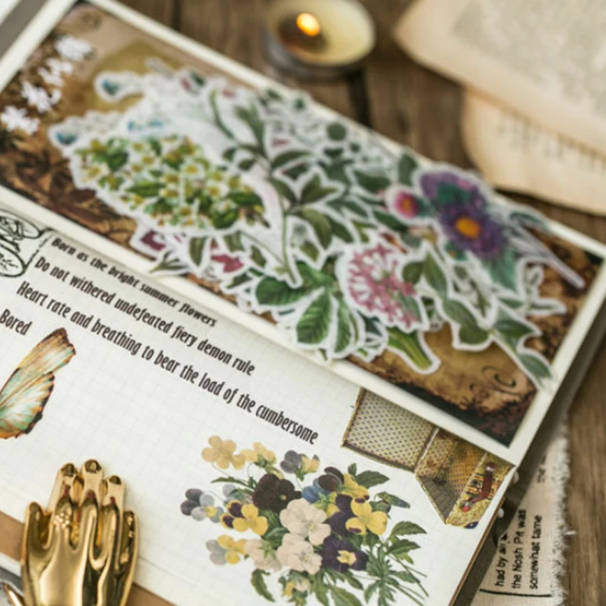 

10packs/lot Vintage Sticker The Past Event Stickers Set Decorative Stationery Stickers Scrapbooking DIY Diary Album Stick Label