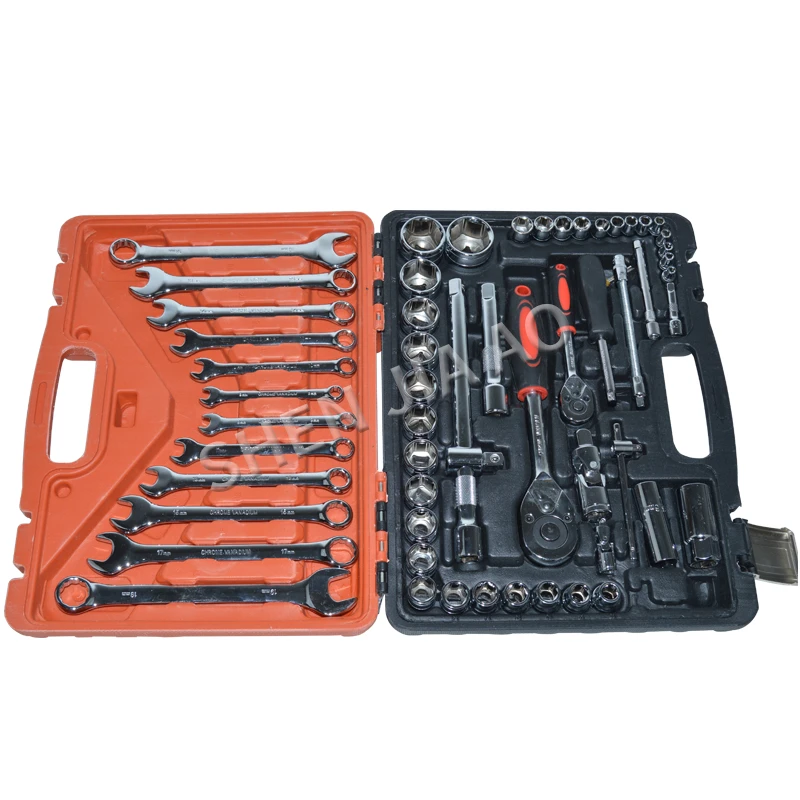 CHUNSHENN Wrench 61 pcs/Set Socket Wrench Set Spanner Car Ship Machine Repair Service Tools Kit with Heavy Duty Ratchet Repair Tools Hand Wrenches CHUNSHENN Wrench 61 pcs/Set Socket Wrench Set Spanner Car Ship Machine Repair Service Tools Kit with Heavy Duty Ratchet Repair Tools Hand Wrenches