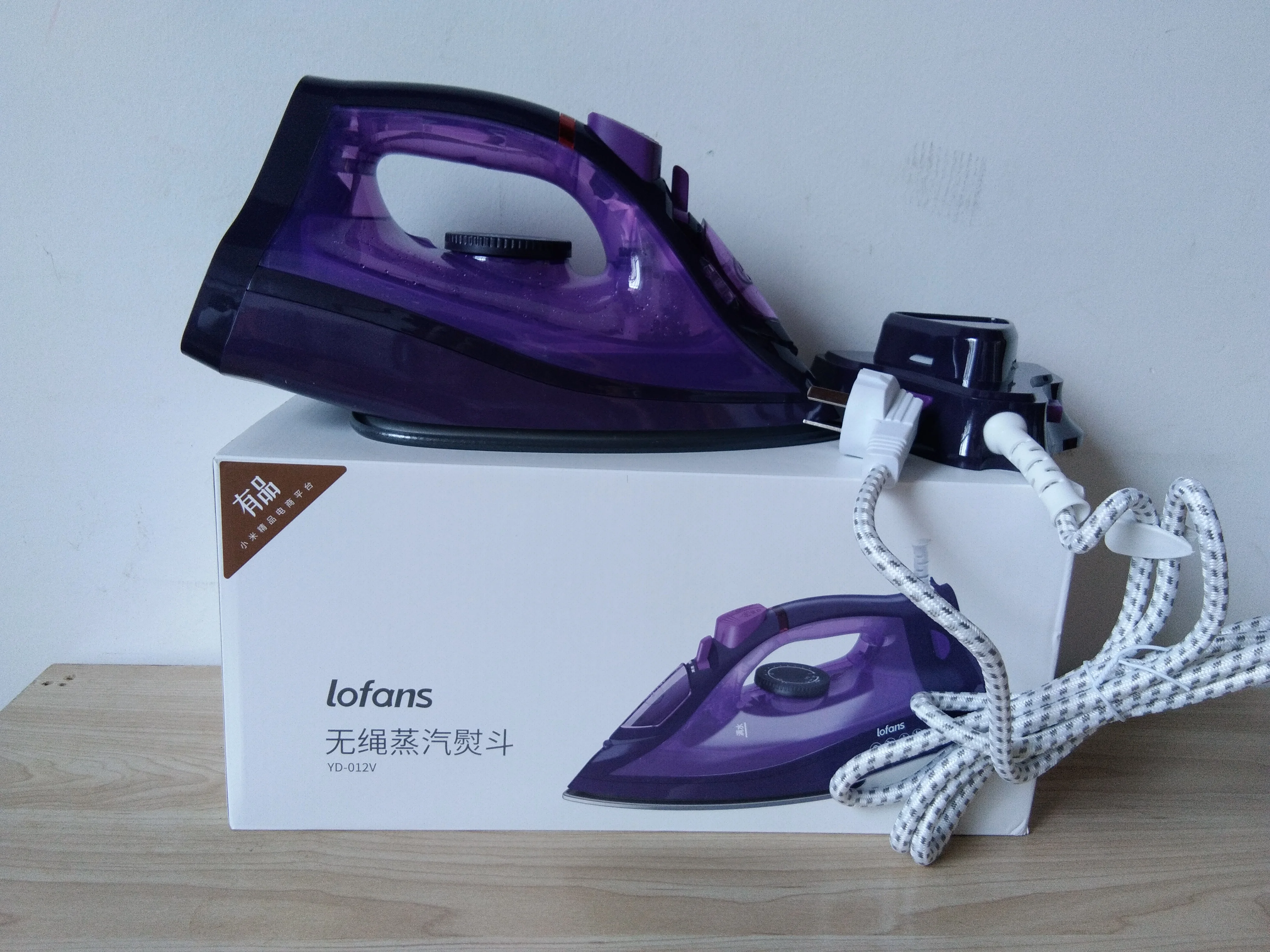 Беспроводной паровой утюг Xiaomi MIJIA Lofans емкость для воды 280 мл устройство быстрой