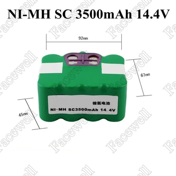 

ni mh sc 14.4v 3500mah Ni-mh bateria 14.4v nimh sc battery for XR210 XR210A XR210B XR210C For Z320 Vacuum cleaner sweeper
