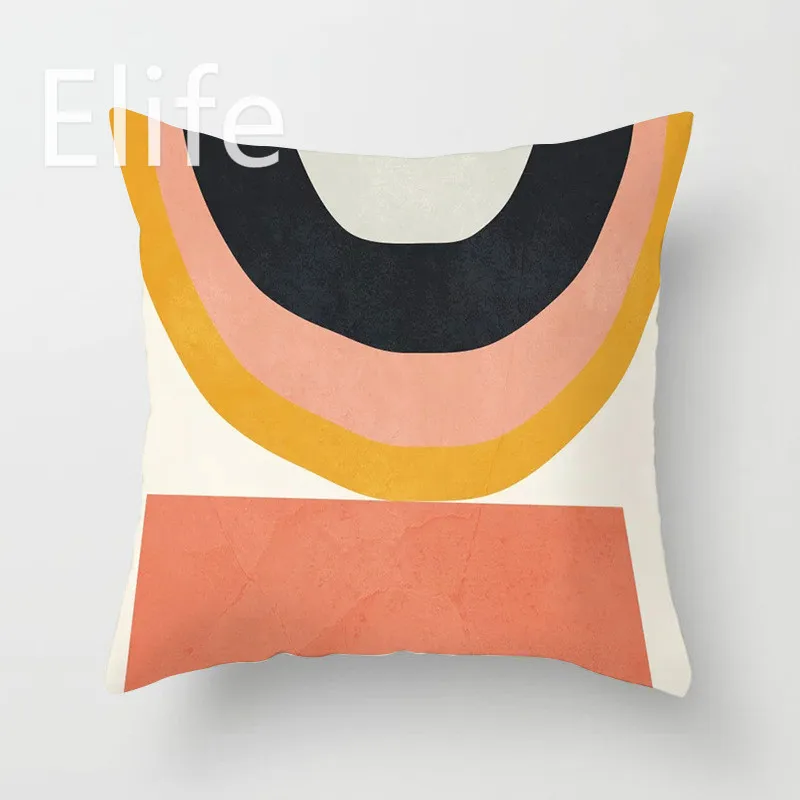 1" Elife геометрический скандинавский чехол для подушки, Тропик, современное искусство, наволочка для подушки из полиэстера, наволочка для дивана, кафе, декоративный Pi