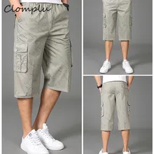 Clomplu новые шорты одежда лето весна мода Повседневный стиль плюс размер 5XL 6XL одежда Серый Армейский темно-синий шорты